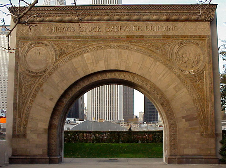 Chicago Stock Exchange Entrance